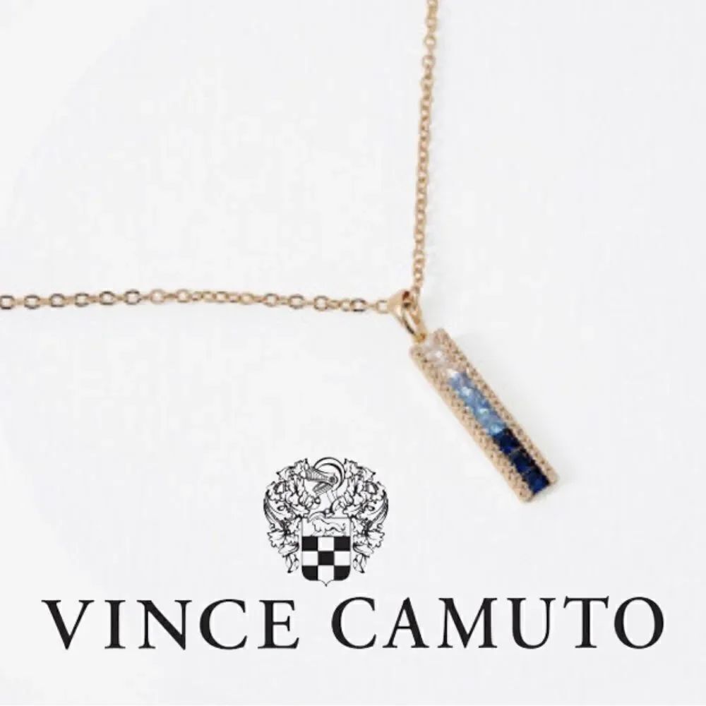 Vince Camuto Blue Ombre CZ Necklace • NWT